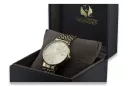 Gold men's watch Geneve ★ zlotychlopak.pl ★ Gold purity 585 333 Low Price!