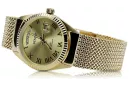 Gold men's watch Geneve ★ zlotychlopak.pl ★ Gold purity 585 333 Low Price!