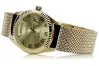 Жовтий 14k 585 золотих жінок unisex Geneve дивитися mw013ydg&mbw014yo-f