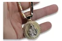 Icône pendentif Joyeux en or 14 carats 585 avec chaîne marteau pm027yw30&cc047yw