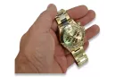 Gold Men's Watch Geneve ★ Zlotychlopak.pl ★ Puritate de aur 585 333 Preț scăzut!