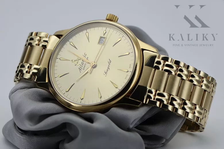 Reloj de oro para hombre Geneve ★ https://zlotychlopak.pl/es/ ★ Pureza del oro 585 333 ¡Precio bajo!