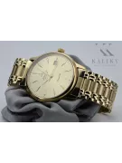 Gold Men's Watch Geneve ★ Zlotychlopak.pl ★ Puritate de aur 585 333 Preț scăzut!