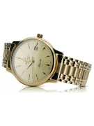 Gold men's watch Geneve ★ zlotychlopak.pl ★ Gold purity 585 333 Low Price!