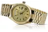 Жовтий 14K 585 Gold Beautiful Lady Geneve Watch MW013YDY & MBW006YO-F