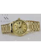 Gold men's watch Geneve ★ zlotychlopak.pl ★ Gold purity 585 333 Low Price!