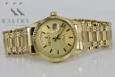 Gold men's watch Geneve ★ zlotychlopak.pl ★ Gold purity 585 333 Low Price!