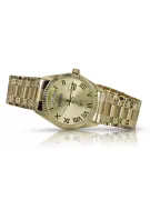 Gold men's watch Geneve ★ zlotychlopak.pl ★ Gold purity 585 333 Low Price!