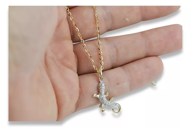 Pendentif pendentif en or ★ https://zlotychlopak.pl/fr/ ★ Poinçon d'or 585 333 petit prix