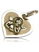 Angel medallion icon pendant ★ zlotychlopak.pl ★ Gold 585 333 low price