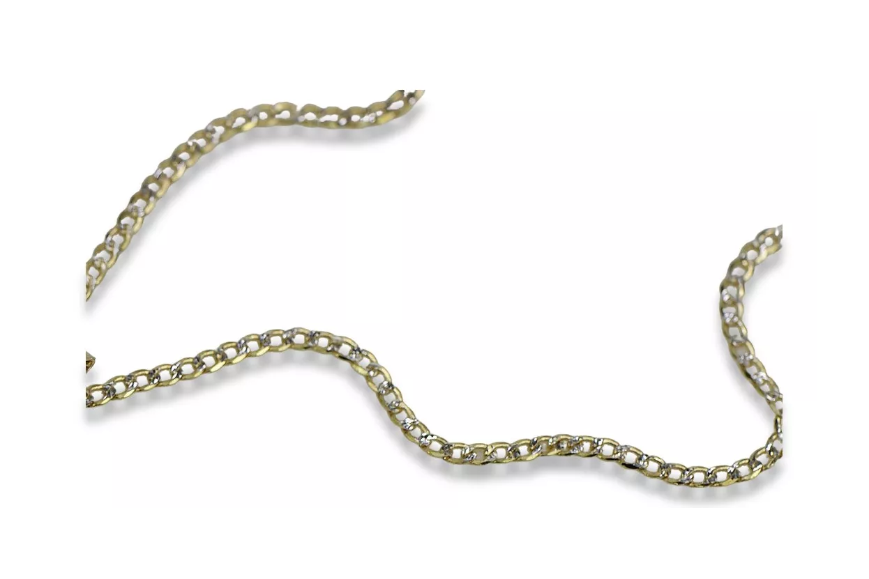 Yellow rose gold chain ★ russiangold.com ★ Gold 585 333 Low price