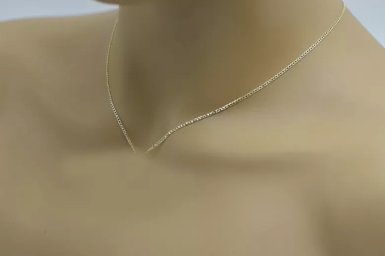 Yellow rose gold chain ★ russiangold.com ★ Gold 585 333 Low price