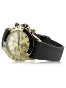 Gold men's watch Geneve ★ zlotychlopak.pl ★ Gold purity 585 333 Low Price!