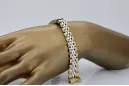 Braceletă de ceas de aur galben trandafir ★ russiangold.com ★ Aur 585 333 Preţ scăzut