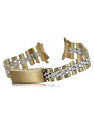 Gelbe Roségold Armband ★ russiangold.com ★ Gold 585 333 Niedriger Preis