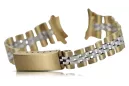 Yellow rose gold watch bracelet ★ russiangold.com ★ Gold 585 333 Low price