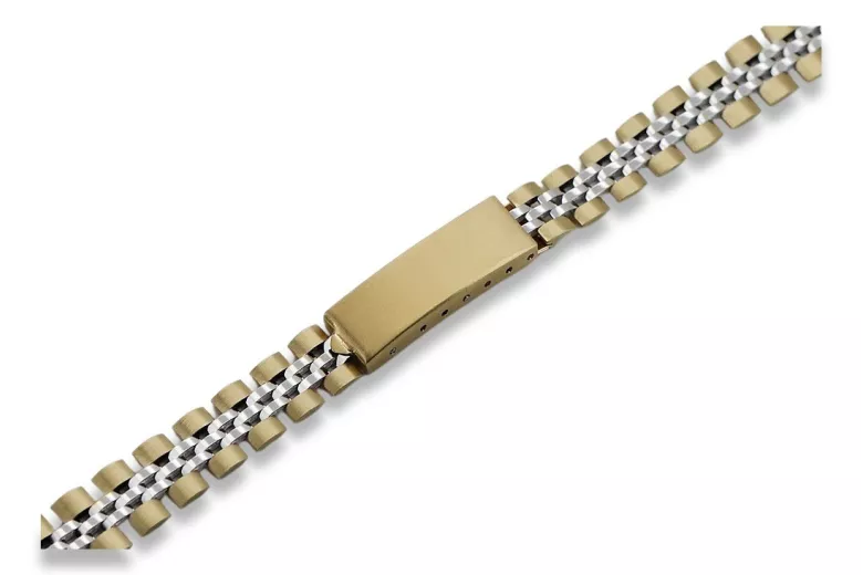 Gelbe Roségold Armband ★ russiangold.com ★ Gold 585 333 Niedriger Preis