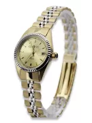 Gold men's watch Geneve ★ zlotychlopak.pl ★ Gold purity 585 333 Low Price!