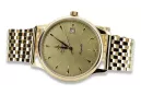 Gold men's watch Geneve ★ zlotychlopak.pl ★ Gold purity 585 333 Low Price!