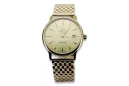 Gold men's watch Geneve ★ zlotychlopak.pl ★ Gold purity 585 333 Low Price!