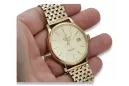 Gold men's watch Geneve ★ zlotychlopak.pl ★ Gold purity 585 333 Low Price!