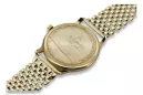 Gold men's watch Geneve ★ zlotychlopak.pl ★ Gold purity 585 333 Low Price!