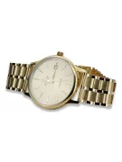 Gold men's watch Geneve ★ zlotychlopak.pl ★ Gold purity 585 333 Low Price!