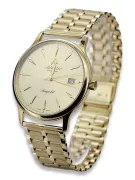 Reloj Atlantic de oro 14k 585 con pulsera para hombre mw003y&mbw007y