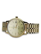 Reloj Atlantic de oro 14k 585 con pulsera para hombre mw003y&mbw007y