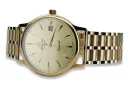 Gold men's watch Geneve ★ zlotychlopak.pl ★ Gold purity 585 333 Low Price!