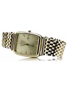 Gold men's watch Geneve ★ zlotychlopak.pl ★ Gold purity 585 333 Low Price!