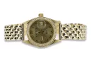 Gold men's watch Geneve ★ zlotychlopak.pl ★ Gold purity 585 333 Low Price!