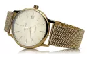 Gold men's watch Geneve ★ zlotychlopak.pl ★ Gold purity 585 333 Low Price!