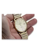 Gold men's watch Geneve ★ zlotychlopak.pl ★ Gold purity 585 333 Low Price!