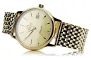 reloj Atlantic de oro 14k 585 con pulsera para hombre mw003y&mbw013y