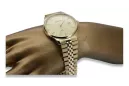 Gold men's watch Geneve ★ zlotychlopak.pl ★ Gold purity 585 333 Low Price!