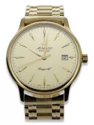 Reloj Suizo de Cuarzo para Hombre de Oro 14K, Zafiro, 40mm