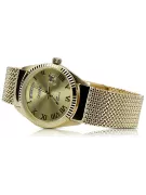 Gold men's watch Geneve ★ zlotychlopak.pl ★ Gold purity 585 333 Low Price!