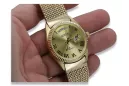 Gold men's watch Geneve ★ zlotychlopak.pl ★ Gold purity 585 333 Low Price!