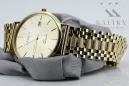 Gold men's watch Geneve ★ zlotychlopak.pl ★ Gold purity 585 333 Low Price!