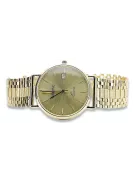 reloj de oro para hombre 14k 585 Geneve mw006y&mbw005y