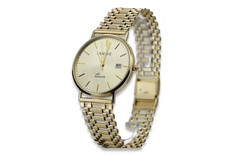 kHerren-Golduhr 14k 585 Geneve mw006y&mbw001y