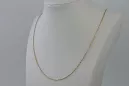 Yellow rose gold chain ★ russiangold.com ★ Gold 585 333 Low price