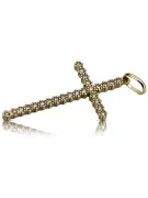 Golden Catholic Cross ★ russiangold.com ★ Gold 585 333 Low price