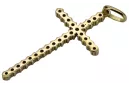 Golden Catholic Cross ★ russiangold.com ★ Gold 585 333 Low price