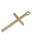 Golden Catholic Cross ★ russiangold.com ★ Gold 585 333 Low price