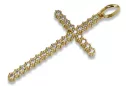 Golden Catholic Cross ★ russiangold.com ★ Gold 585 333 Low price