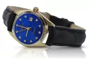 Gold men's watch Geneve ★ zlotychlopak.pl ★ Gold purity 585 333 Low Price!