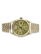 Gold men's watch Geneve ★ zlotychlopak.pl ★ Gold purity 585 333 Low Price!