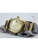 reloj de Oro para Hombre con Brazalete 14k Geneve mw013ydy&mbw016y